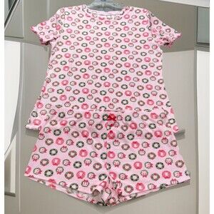 Spoiled Angel Pink Holiday Women’s Pajama Set Size 1X
